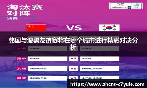 韩国与波黑友谊赛将在哪个城市进行精彩对决分析
